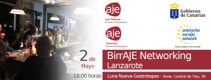 BirrAJE Networking Lanzarote Luna Nueva Gastrotapas 02.05.2019 evento web Asociación de Jóvenes Empresarios Canarias